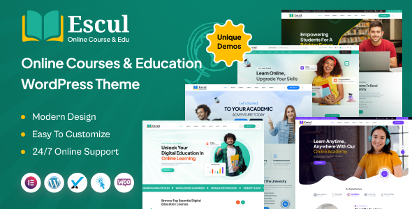Escul-Online Courses & Education WordPress Theme Escul-Online Courses & Education WordPress Theme