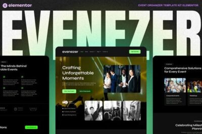 Evenizer - Event Organizer Elementor Template Kit