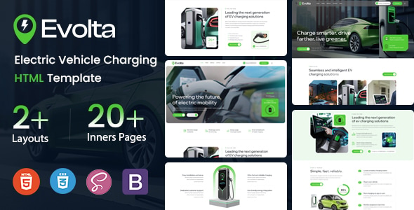 Evolta - Electric Vehicle Charging Station HTML Template Evolta - Electric Vehicle Charging Station HTML Template