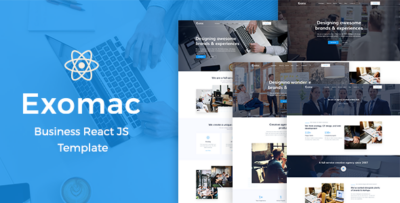 Exomac - Business React JS Template
