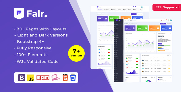 Falr - Bootstrap Admin Dashboard Template HTML Falr - Bootstrap Admin Dashboard Template HTML