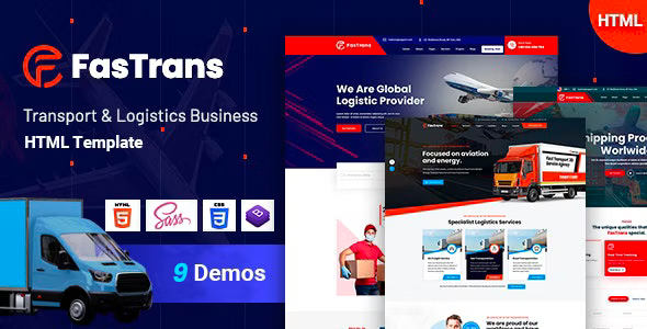 Fastrans - Transportation & Logistics HTML Template Fastrans - Transportation & Logistics HTML Template