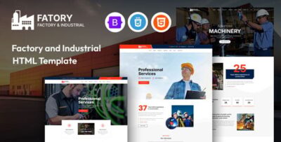 Fatory - Industrial & Construction HTML Template