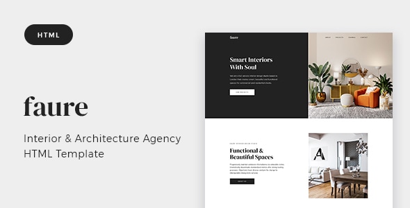 Faure - Interior & Architecture Agency HTML Template Faure - Interior & Architecture Agency HTML Template