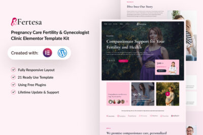 Fertesa - Pregnancy Care Fertility & Gynecologist Elementor Template Kit