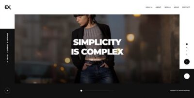Fightex - Showcase Portfolio Template