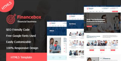 Financebox - Corporate & Financial Business HTML5 Template