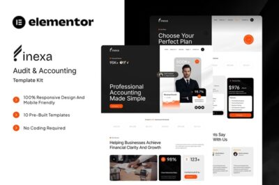 Finexa - Audit & Accounting Elementor Template Kit