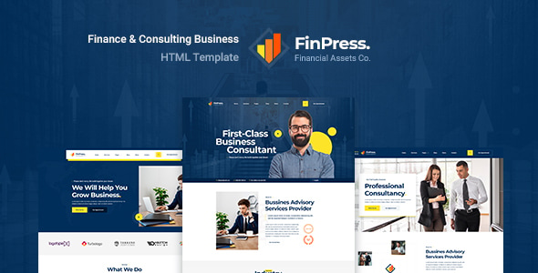 Finpress - Business Consulting HTML Template Finpress - Business Consulting HTML Template
