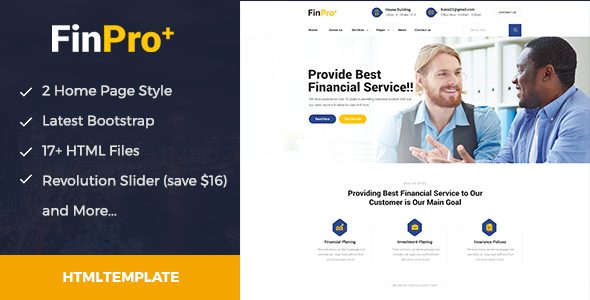 Finpro - Business and Finance HTML Template Finpro - Business and Finance HTML Template