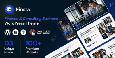 Finsta - Finance and Consulting Business WordPress Theme