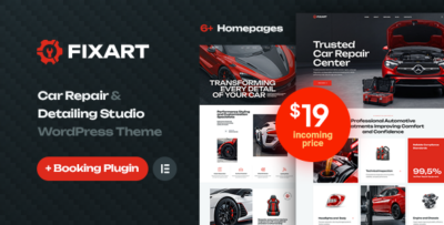 Fixart - Car Repair & Detailing WordPress Theme