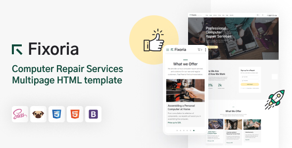Fixoria - Computer Repair Services HTML5 Template Fixoria - Computer Repair Services HTML5 Template