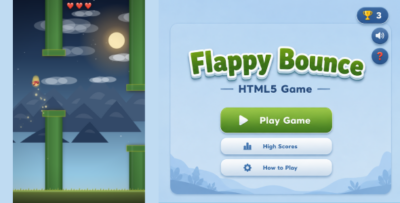 Flappy Bounce | HTML5 Arcade Game