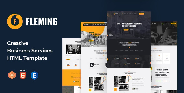 Fleming - Creative Business Services HTML Template Fleming - Creative Business Services HTML Template