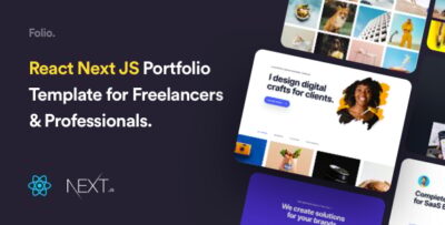 Folio - Creative Next JS Portfolio Template