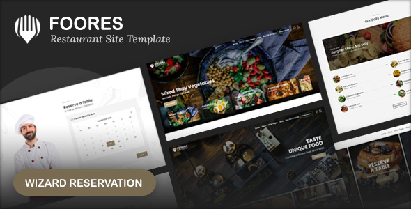 Foores - Restaurant Site Template Foores - Restaurant Site Template