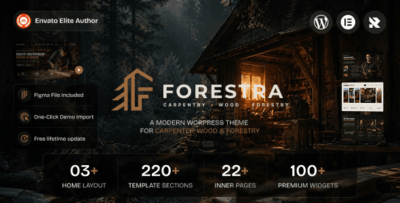 Forestra - Carpenter, Wood & Forestry WordPress Theme