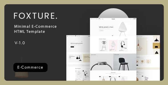 Foxture - eCommerce HTML Template Minimal Foxture - eCommerce HTML Template Minimal