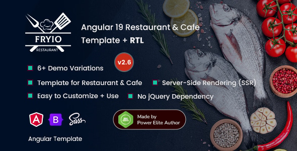 Fryio - Restaurant Cafe & Food Shop Angular 19+ Template Fryio - Restaurant Cafe & Food Shop Angular 19+ Template