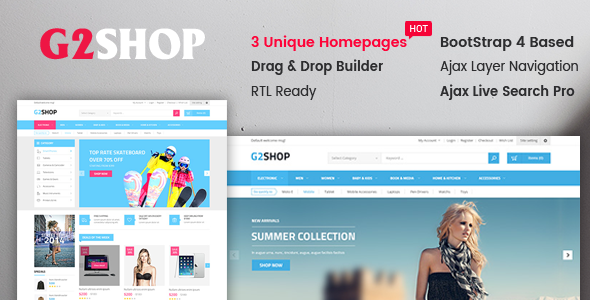 G2Shop - Responsive & Multipurpose Sectioned Bootstrap 4 Shopify Theme G2Shop - Responsive & Multipurpose Sectioned Bootstrap 4 Shopify Theme