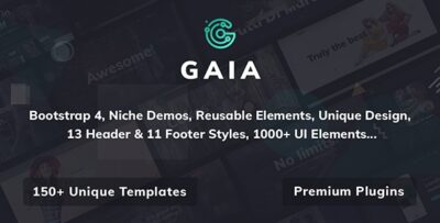 Gaia | A High Performance Creative Template