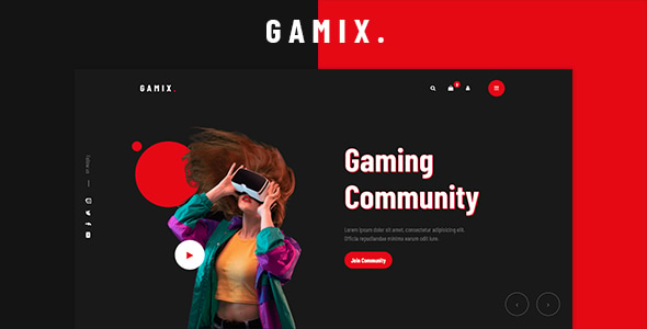 Gamix - eSports & Gaming HTML5 Template Gamix - eSports & Gaming HTML5 Template