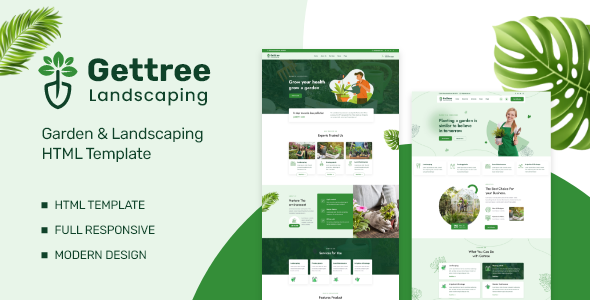 Gettree - Garden & Landscaping HTML Template Gettree - Garden & Landscaping HTML Template