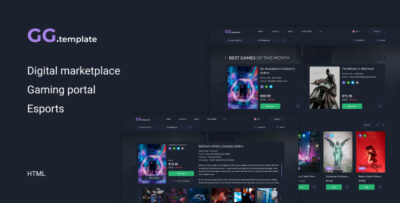 GoGame - Digital marketplace HTML Template