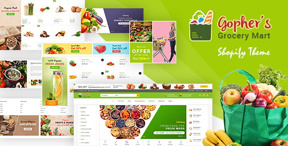 Gopher | Grocery Store Shopify Theme Gopher | Grocery Store Shopify Theme