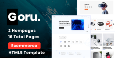 Goru - Electronics eCommerce HTML5 Template