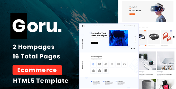 Goru – Electronics eCommerce HTML5 Template Goru – Electronics eCommerce HTML5 Template