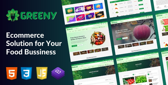 Greeny - eCommerce HTML Template Greeny - eCommerce HTML Template