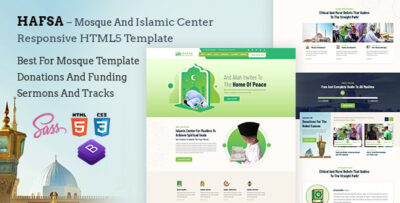 Hafsa - Islamic Center  Responsive HTML5 Template