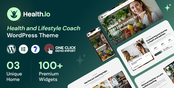 Healthio - Health and Lifestyle Coach WordPress Theme Healthio - Health and Lifestyle Coach WordPress Theme