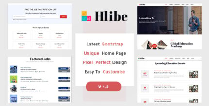 Hlibe - Education & Job Board HTML5 Template