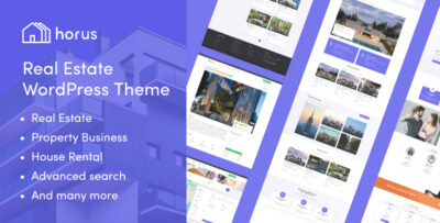 Horus - Real Estate & Property Listing WordPress Theme