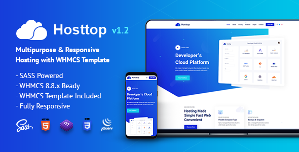Hosttop | Responsive Hosting With WHMCS Template Hosttop | Responsive Hosting With WHMCS Template