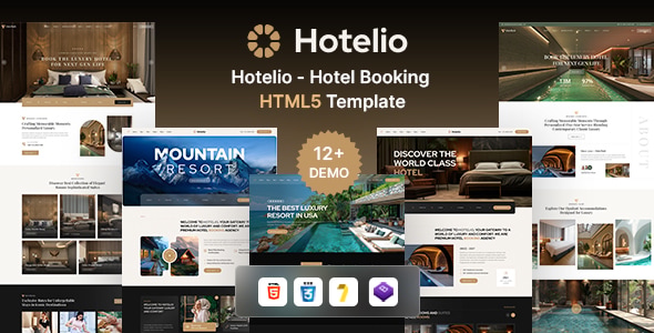Hotelio - Luxury Hotel Resort & Mountain HTML5 Template Hotelio - Luxury Hotel Resort & Mountain HTML5 Template