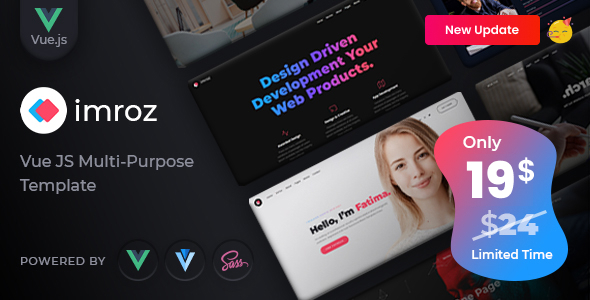 Imroz - Vue Js Agency & Portfolio Vue Js Template Imroz - Vue Js Agency & Portfolio Vue Js Template