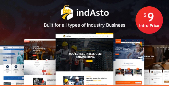 Indasto - Factory & Industrial HTML Template Indasto - Factory & Industrial HTML Template