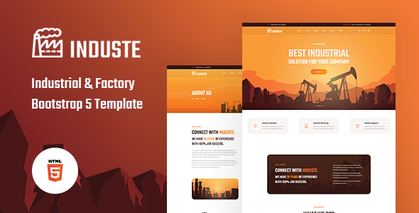 Induste - Industrial & Factory Bootstrap 5 Template Induste - Industrial & Factory Bootstrap 5 Template