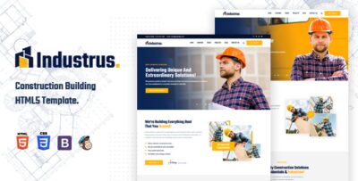 Industrus - Construction Building HTML5 Template