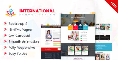 Inernational School - Education Primary School Html Template