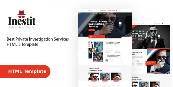 Inestit - Private Investigator HTML Template Inestit - Private Investigator HTML Template