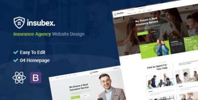 Insubex | Consulting & Insurance React Template