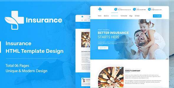 Insurance - Agency & Business HTML5 Template Insurance - Agency & Business HTML5 Template
