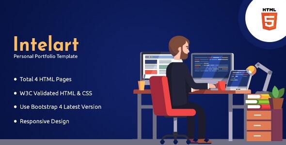 Intelart - Personal Portfolio HTML Template Intelart - Personal Portfolio HTML Template