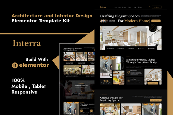 Interra - Architecture and Interior Design Elementor Template Kit Interra - Architecture and Interior Design Elementor Template Kit