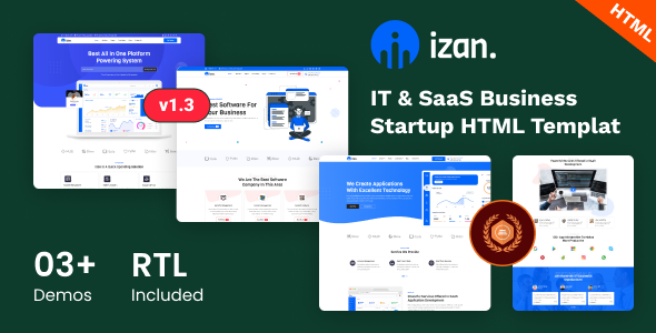 Izan - IT & SaaS Business Startup Bootstrap 5 Template Izan - IT & SaaS Business Startup Bootstrap 5 Template